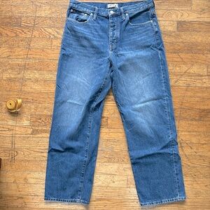 Madewell Low-Slung straight jeans size 30. EUC